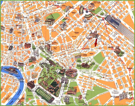 Rome Map .